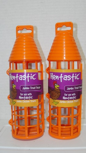 (2) HENTASTIC JUMBO TREAT FEEDERS