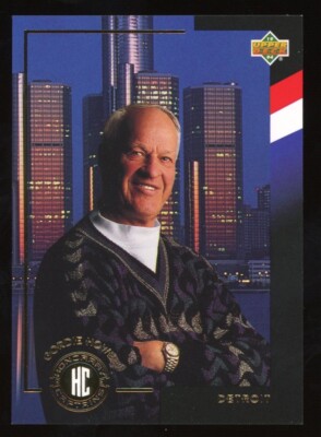 1994 Upper Deck - GORDIE HOWE SP INSERT - Honorary Captain USA World Cup C7