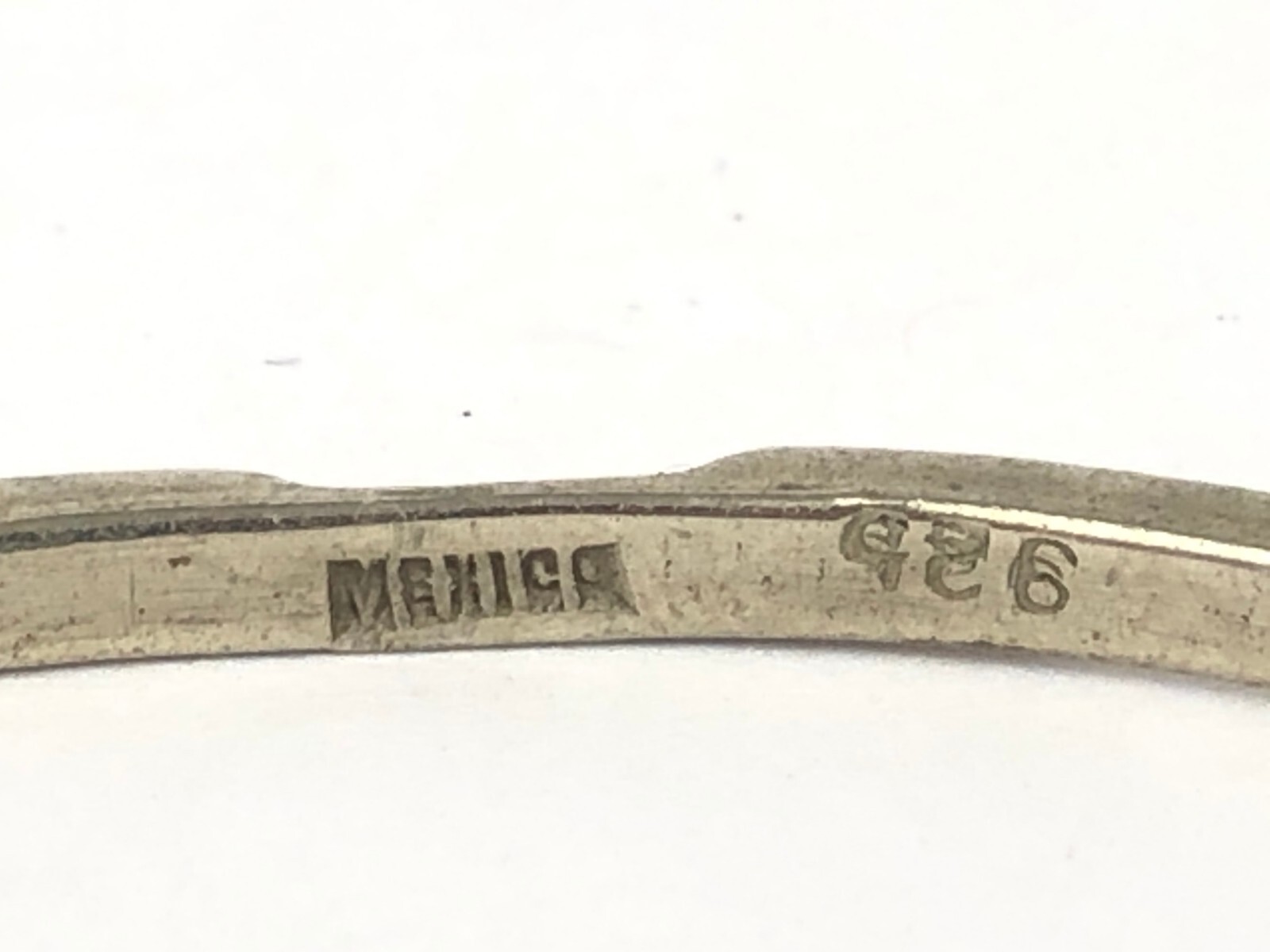 Mexican Solid Sterling Silver Delicate Cutout Div… - image 4