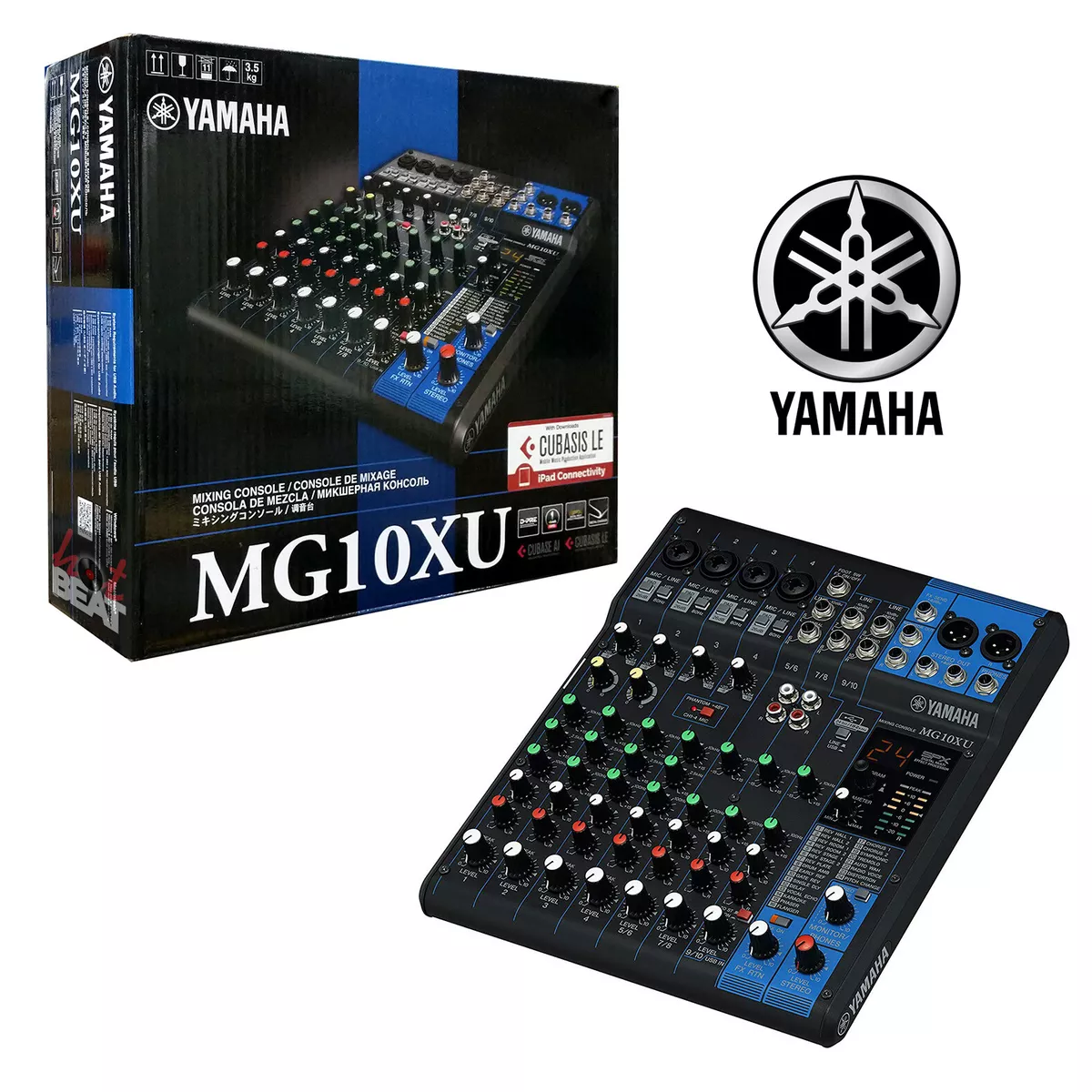 Yamaha MG10XU 10-Channel Stereo Mixer with Built In Effects &