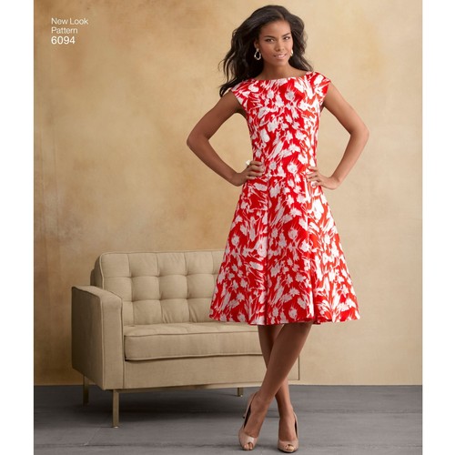 New Look SEWING PATTERN 6094 Misses' Dresses Sizes 8-18 - Picture 2 of 5