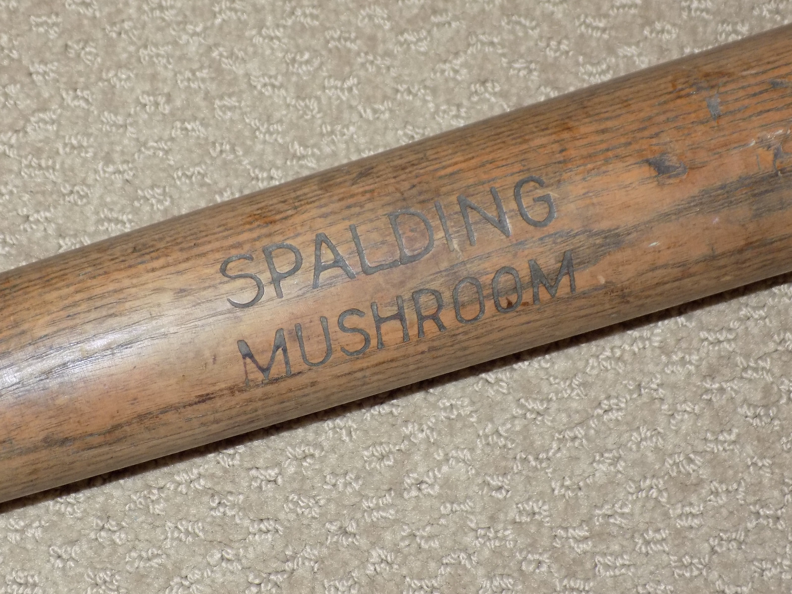 Vintage Spalding Mushroom Baseball Bat Turn of the Century eBay