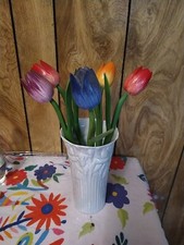 Assortment of 5 Dutch Wooden Tulips🌷from Amsterdam, Holland, Netherlands.