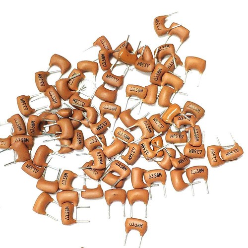 10PCS 2Pin 3.58MHz Ceramic Resonators Crystals Oscillator - Picture 3 of 4