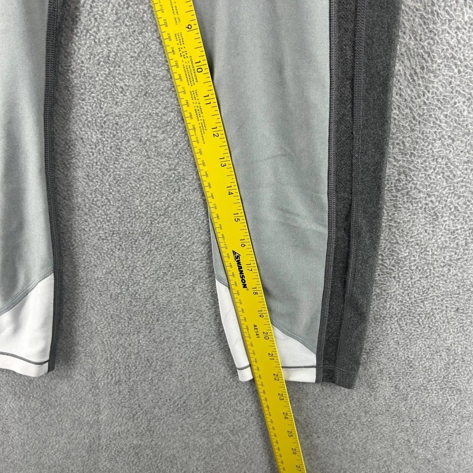 Under Armour Leggings Womens Size Medium Gray Colorblock Cropped Performance - Image 4 of 4