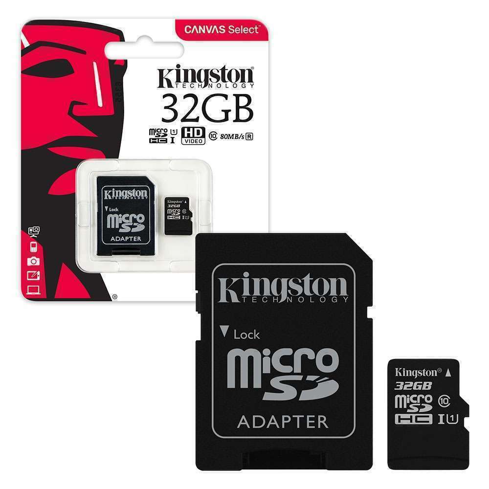 KEXIN Carte Micro SD 128GB + Adaptateur SD 64GB 32GB Carte Mémoire