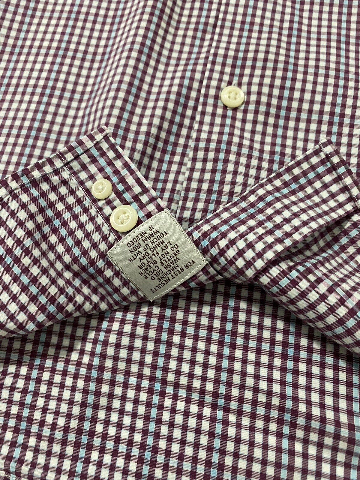 Peter Millar Men's Multi Gingham Button-Down Long… - image 11