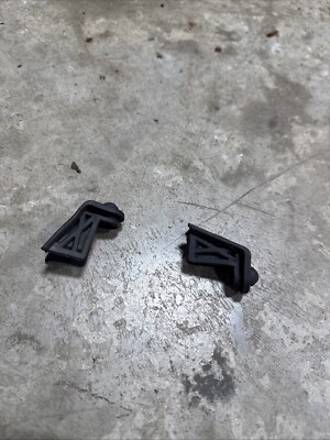 Jeep Cherokee XJ 1997-2001 Pair of Glove Box Door Open Rubber Bump Stops (BLK00)