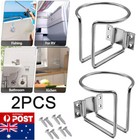 2X Stainless Steel Boat Ring Cup Drink Holder for Marine Yacht Truck RV Home AU