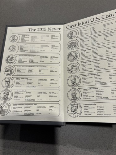 Danbury Mint - The Complete 2015 US Coin Set 72 Uncirculated Coins 12 ea Denom. - Picture 3 of 6