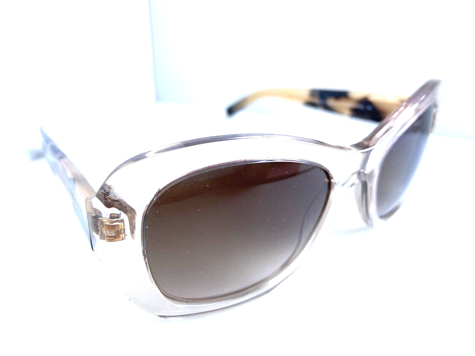 Authentic Burberry Oversized Clear Brown 54mm Gra… - image 8