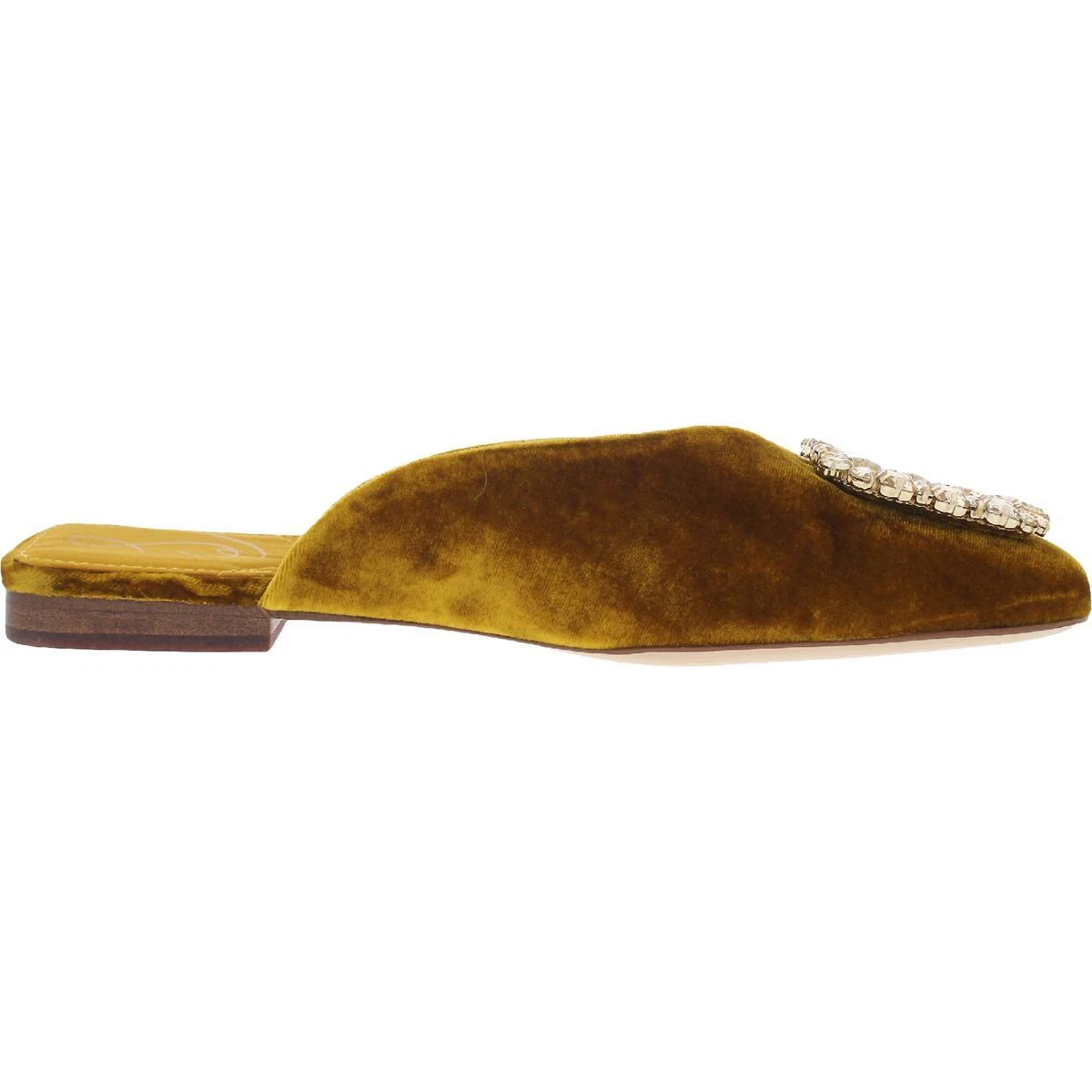Yellow hotsell velvet mules