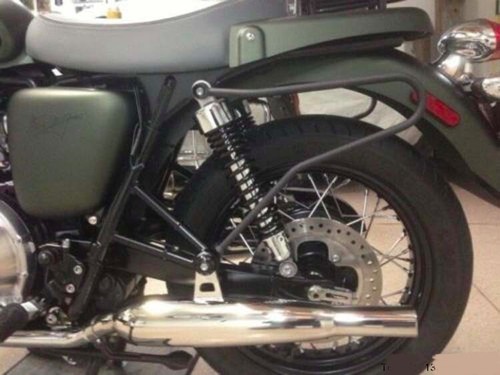 Saddlebag Support Guard Bars Pannier Rail fits Triumph Bonneville T100 02-16 - Picture 11 of 11