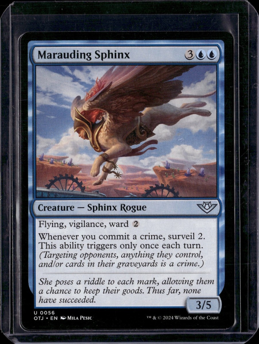 Marauding Sphinx - 56 - OTJ - NM - MTG - Magic the Gathering | eBay
