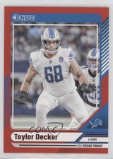 2024 Panini Donruss Red Press Proof Taylor Decker #281 1gj7