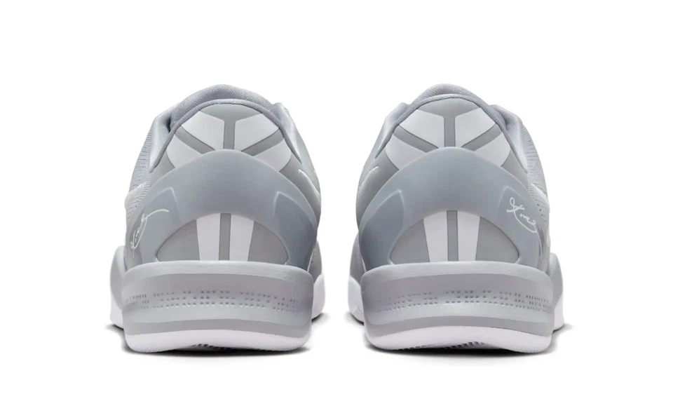 Nike Kobe Bryant Sneakers Edition 8 Protro Wolf Grey Retro Basketball Men Shoes - Image 3 of 4