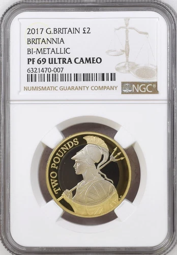 2017 £2 Two Pound Britannia NGC PF69 PROOF Great Britain 'None Finer'