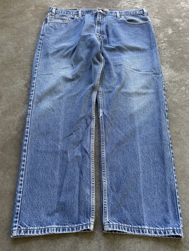 VTG Levi’s 505 Men’s Blue Faded Jeans Distressed Paper Tag 90s Actual 40x30