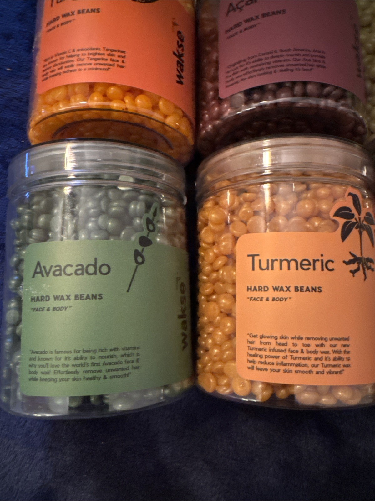 Wakse Botanicals Wax Kit For Face & Body 6 Pack Collection NIB MSRP $135