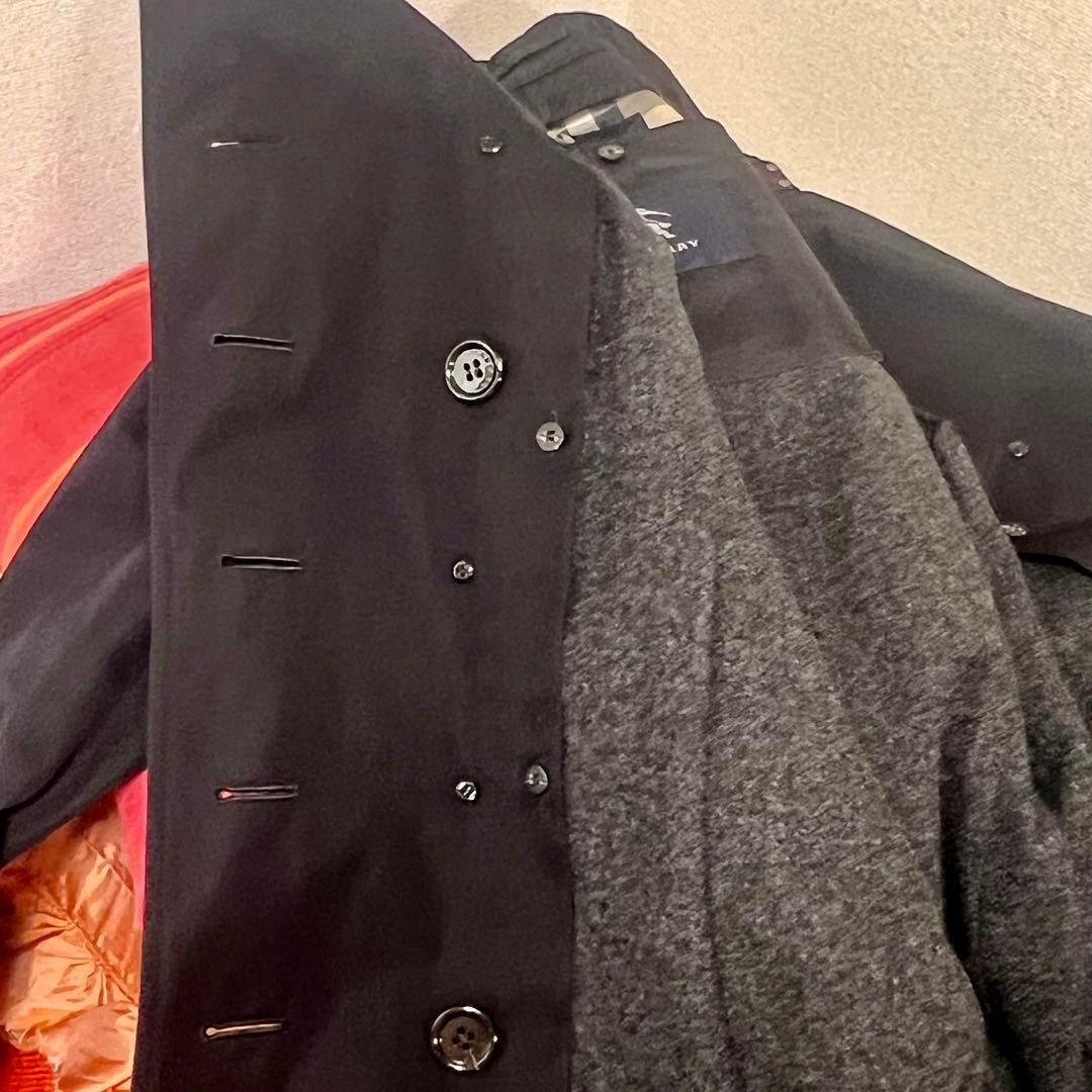 Burberry  BURBERRY Black Trench Coat (Size 40) thumbnail 7