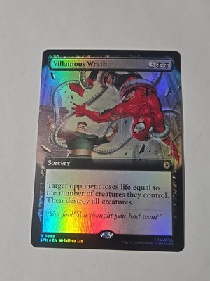 Villainous Wrath (Extended Art) Marvel's Spider-Man Foil