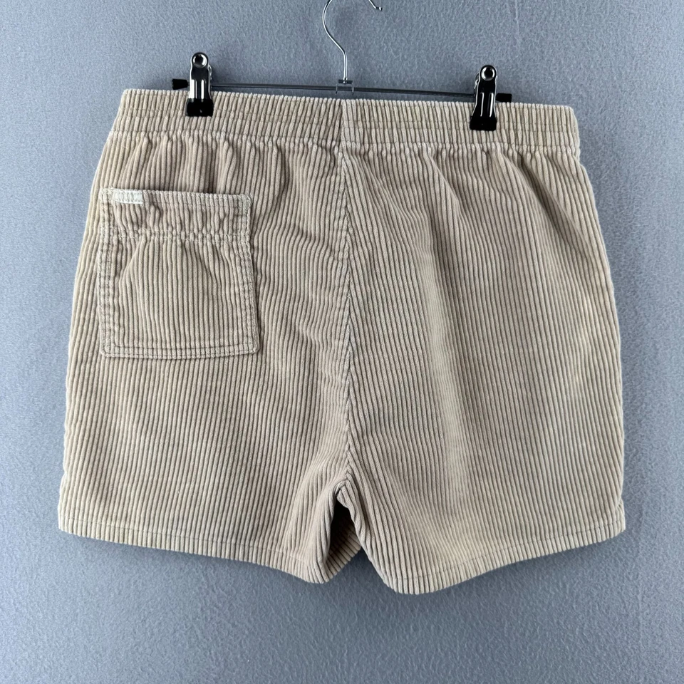 Pantalones Cortos de Pana Lee De Colección Para Hombre 33 (Se Ajusta a 32) Beige Años 70 80 Surf Talon Cremallera EE. UU. Foto 4 de 4