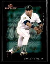2002 Upper Deck MVP #59 Carlos Guillen Card Seattle Mariners