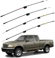 Rear Door Upper Lower Latch Cables, Compatible with F-150 F-250 Left Right