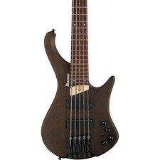 Ibanez EHB605 Headless 5-String Bass Guitar, Jatoba Fingerboard, Walnut Flat