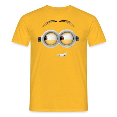 Minions Dave Gesicht Kostüm Despicable Me Fasching Männer T-Shirt