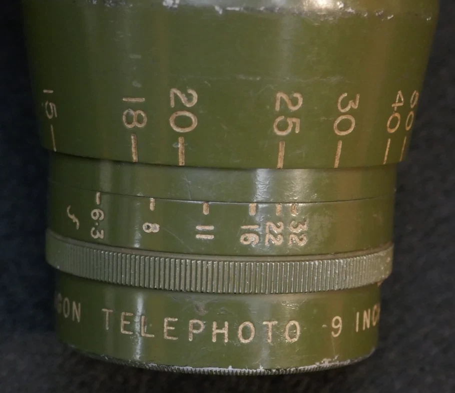 Segunda Guerra Mundial Ejército de los Estados Unidos Cuerpo de Señales Fotógrafos de Combate Cámara PH-501 ILEX Lente Paragon Foto 4 de 4