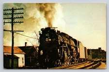Nickel Plate 759 Berkshire S-2 Steam Locomotive Fostoria Ohio 1957