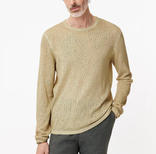 John Varvatos Camden Mesh Stitch Crew Sweater MSRP 228