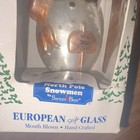 Santa's Best North Pole Snowmen Mouth Blown Glass Hanging Ornament w/ Box — photo 4