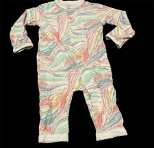 Magnetic Me Modal Pink Swirl Magnetic Coverall One-Piece 0-3 Months VGUC