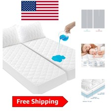 Machine Washable Split King Waterproof Mattress Cover for Enhanced Sleep Comfort
