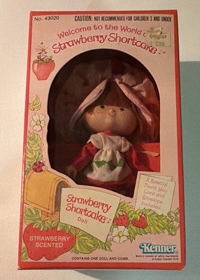 Kenner Strawberry Shortcake Scented Doll w/ Comb 1980 MPN 43020