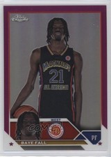 2023 Topps Chrome McDonald's All American Fuchsia Refractor 2/150 Baye Fall 0z0v