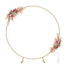 6.9ft Round Backdrop Stand Kit for Weddings, Birthdays, and Balloon Decor