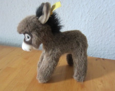 Steiff Sofftier esel Assy 1510/14  Knopf Fahn...