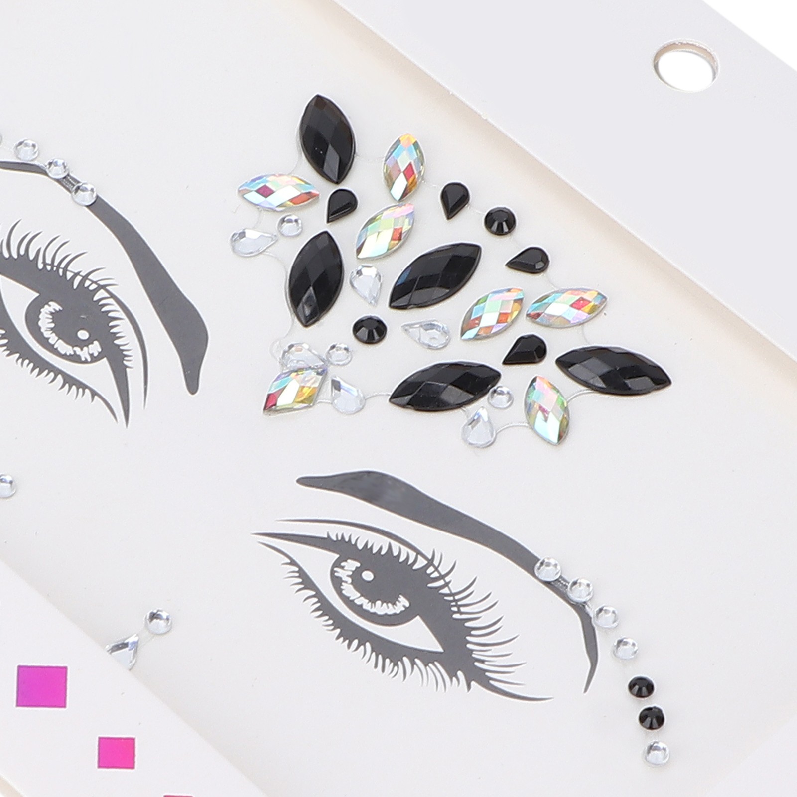 Eyes Face Rhinestones Sticker Glitter Temporary Face Stickers Decorations Fo BLW