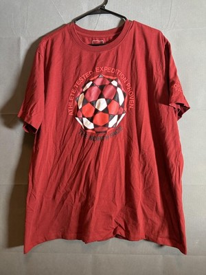The North Face Shirt Mens 2XL Red Athlete Tested Expedition Proven Tee Outdoor