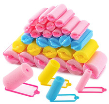 36PCS Foam Hair Rollers -Sponge Rollers for Hair Curling Mix Size Heatless Hai