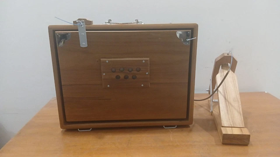 Caja Shruti de madera de 16′′ 36 teclas de 3 octavas - 440 Hz, funciona con pedal, premium Foto 3 de 4