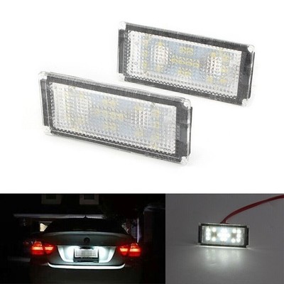 2 Stück 12V DC Auto 18SMD LED Kennzeichenleuchte für BMW E66 4D 7 Serie