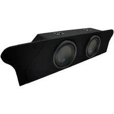 Fits 10-15 Chevy Camaro Coupe Trunk Alpine S-W10D2 Type S Dual 10 Custom Sub Box