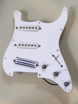 Vintage 1994 Relic Fender Strat Guitar Loaded Pickguard Symmetrical Pole Pickups