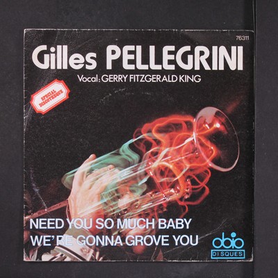 GILLES PELLEGRINI: need you so much baby / we're gonna grove you OBIO 7'' Single