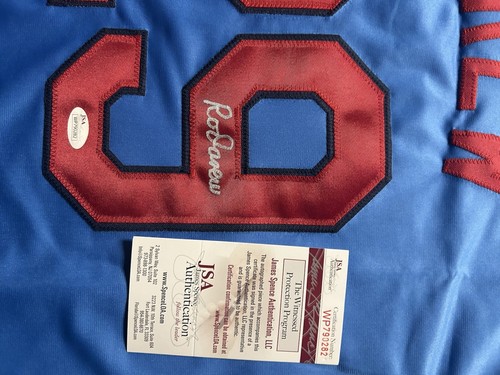 Twins Hall of Famer ROD CAREW Signed Custom Replica MInnesota Jersey AUTO JSA - Picture 2 of 3