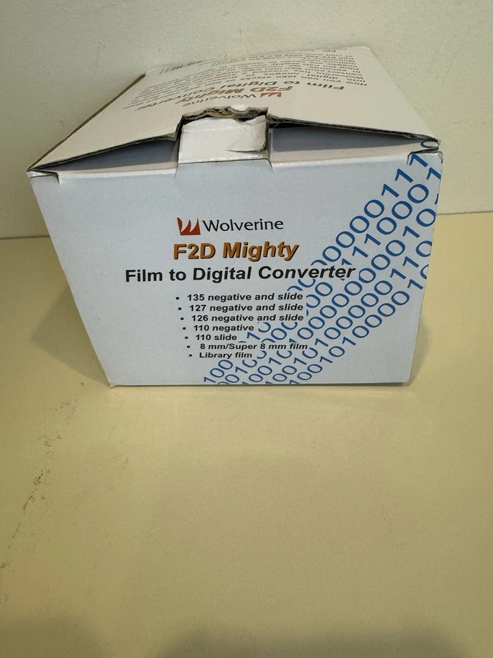 Wolverine F2D Mighty 20MP 7-in-1 Film to Digital Converter- Manual included New - Image 3 of 4